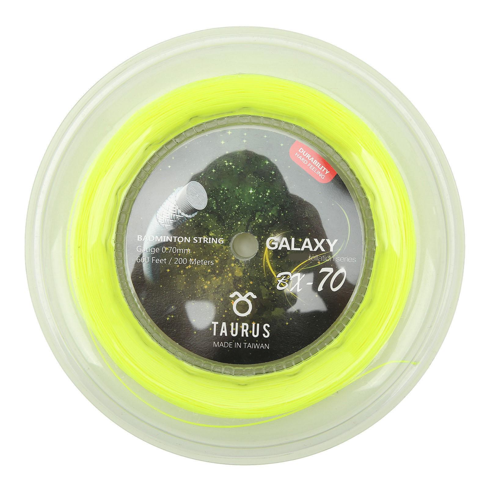 POWERTI BX70 Racchette da Badminton Corde Corda per Racchetta da Badminton in Nylon ad Alta Elasticità 0.7mm Corda da Badminton Bobina da 200m