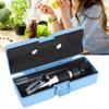 Refractometer Handheld High Accuracy Wine Dual Scale 040percent  Brix Liquid Measuring Equipment
