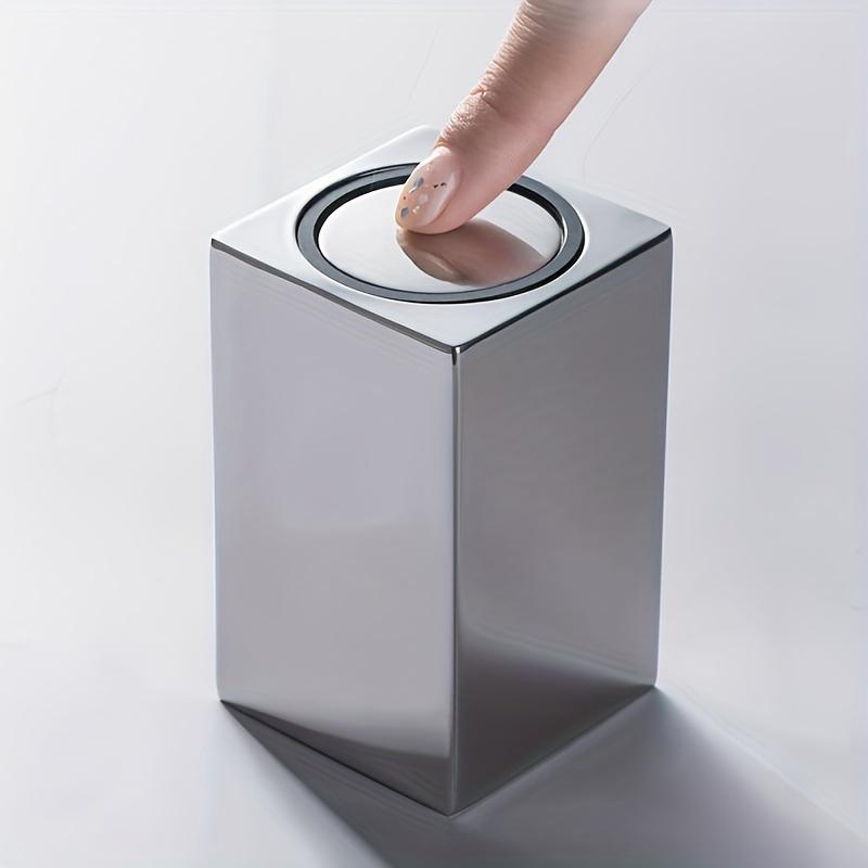 1 Stück Edelstahl-Zahnstocherhalter - Automatischer Pop-Up, Drück-zu-Öffnen Spender für Küche & Esszimmer