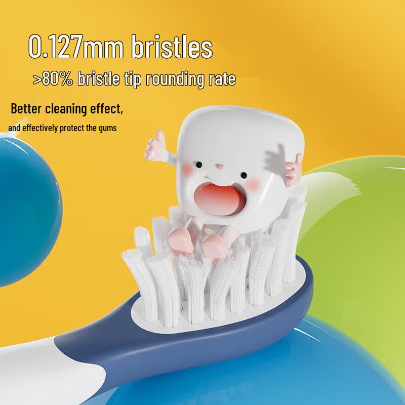 KUTA Kids' Cartoon Electric Toothbrush Set, Soft Bristles