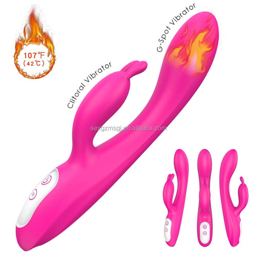 Innovative Warming Feature Rabbit Vibrator for Women G-Spot and Clitoris Stimulation Sex Toy