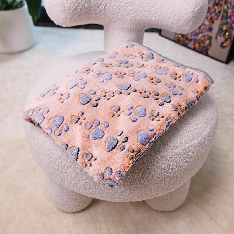 

Плед и коврик для кровати для собак и кошек из кораллового флиса - Теплые товары для питомцев 60*40CM