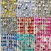 Forme de Sequins Rondes Sequins Rideaux en Feuille Suspendus Matière Plastique Longueur 100cm Cordes de Perles à Sequins Quantité 10 PIÈCES
