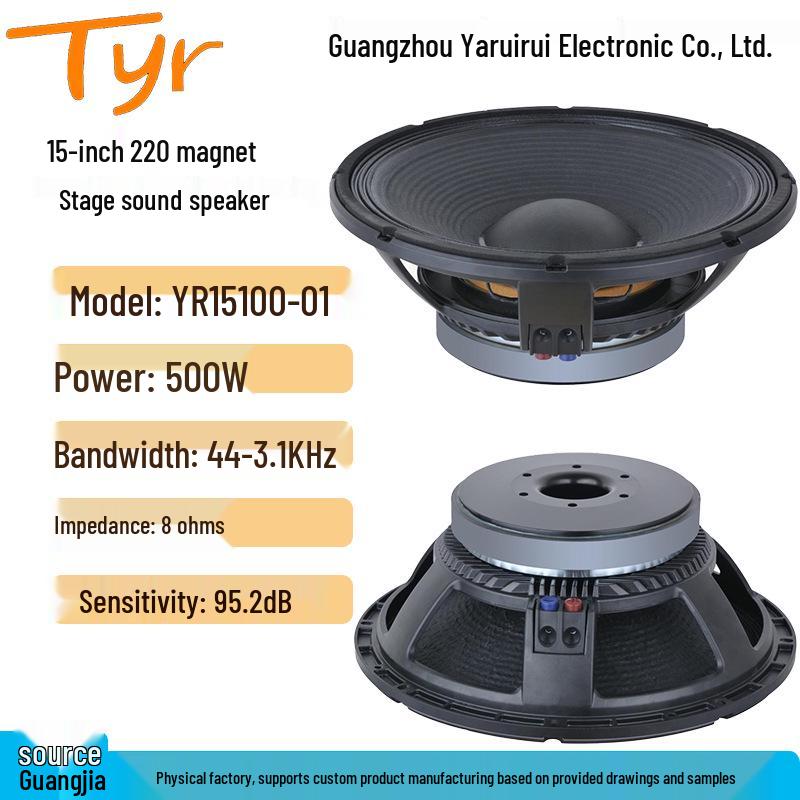 

15 High-Power Stage Subwoofer with 220 Magnet TYR