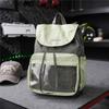 Drawstring Backpack Multi-purpose Travel Backpack Color Contrast Student Schoolbag