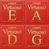 LARSEN Virtuoso Violin String Set (Medium Gauge, E String with Loop End and ADG String)