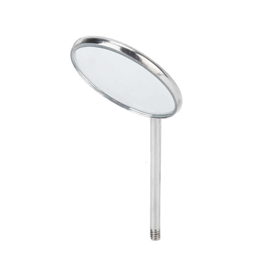 10pcs Type 5 Dental Inspection Mirror Stainless Steel Clear Observation Oral Care Teeth Mirror