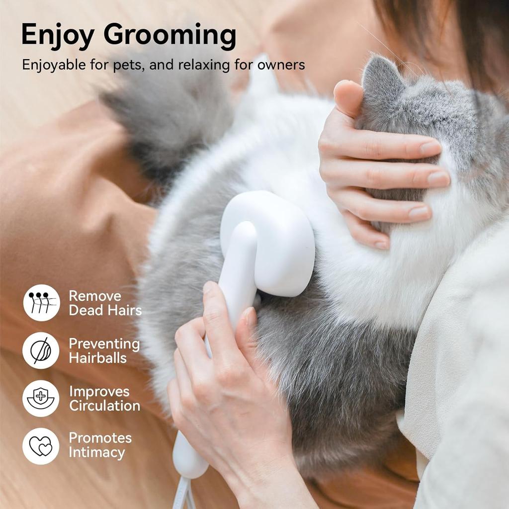 Cat Brush for Shedding, Cat Brushes for Indoor Cats, Cat Brush for Long or Short Haired Cats, Cat Hair Brush Cat Grooming Deshedding Brush