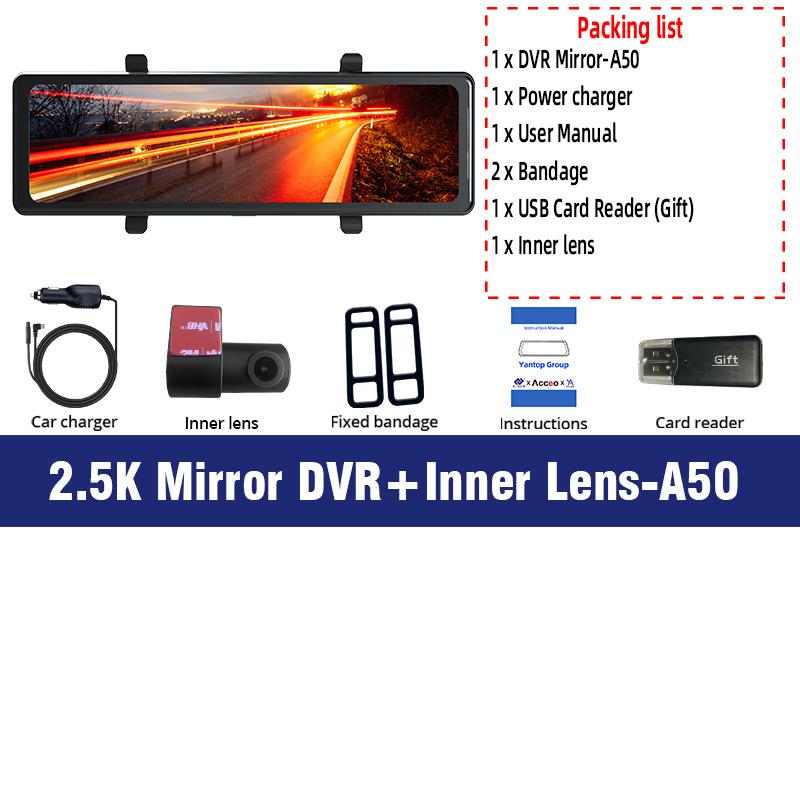 3 Cameras 12-inch Screen