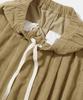 COLUMBIA UNIVERSITY Trajan Label All-Round Corduroy Pleats Long Skirts_Beige