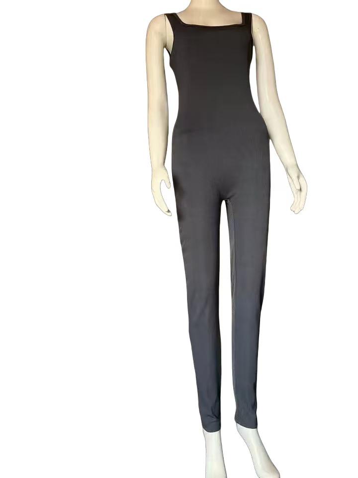 Tuta Slimming a Coste con Scollo Quadrato - Moda Donna Autunno/Inverno 2025