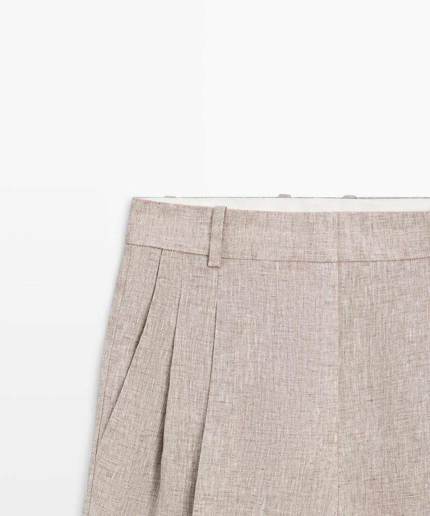 Masimodutti Linen Suit Pants