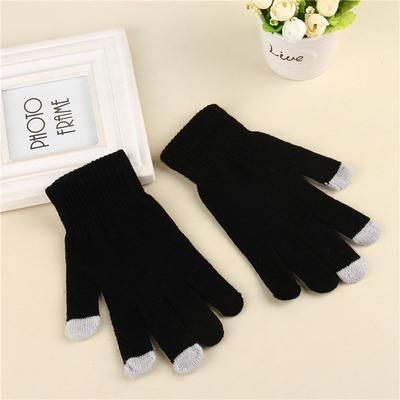 Fashion Warm Elastic Touch Screen Mittens Full Finger Gloves Winter Gloves