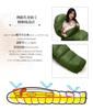 Sleeping Mummy Cold Envelope Sleeping In the Disaster Fully Fully Washable Sleeping All Storage Bag 1kg Bag, Type, LEEPWEI, Camping, Outdoor,