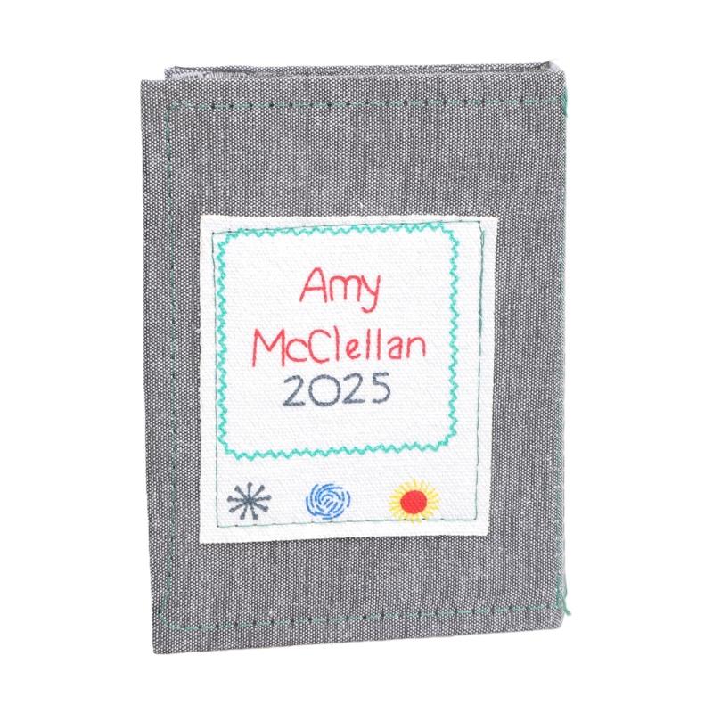 Portable Embroidery Stitching Book With 18 Colored Thread Linen Fabric Sewing Accessories Beginner Embroidery Set