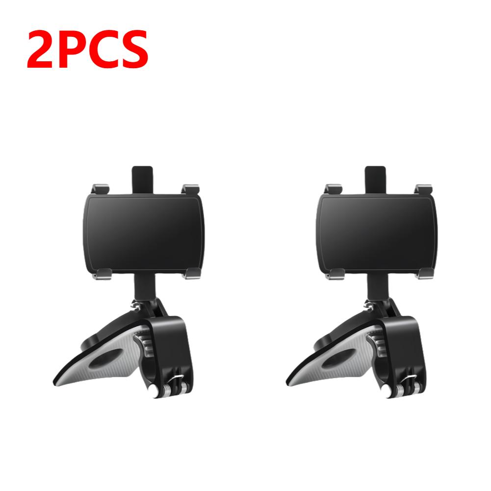 Universal Dashboard Car Phone Holder 360° Rotating Car Mobile Phone Mount Car Phone Clip Bracket Dashboard Auto Cellphone Holder
