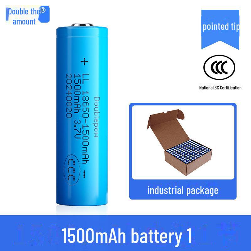 18650 Battery Charger: 1500mAh A-Grade Flashlight Microphone, 3.7V Lithium, 3C Certified