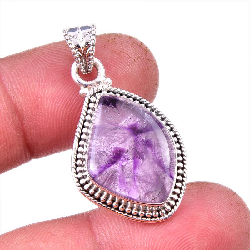 

Natural Cacoxenite Gemstone 925 Solid Sterling Silver Jewelry Pendant 1.50 D7p45