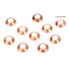10 Pcs High Pressure Pipe Nest Copper Pad Cone Gasket For High Pressure Oil Tube Anti Oil Leaking Gasket