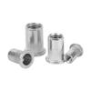 304 Stainless Steel Countersunk Flat Head Rivet Nut with Vertical Stripe