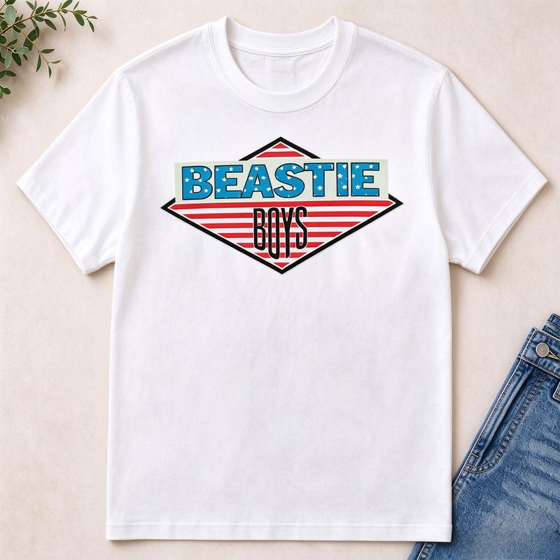 Beastie Boys Legends Never Die 19812012 Graphic T Shirt Unisex Short Sleeve O Neck Casual Hip Hop Music Fans Tee Harajuku Y2k