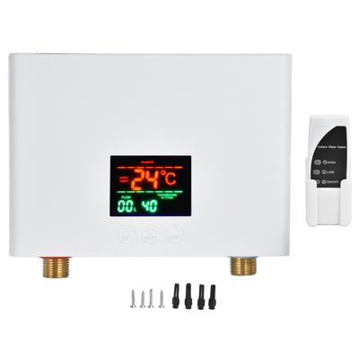 Încălzitor instantaneu de apă fără rezervor IPX4 3000W cu panou tactil cu telecomandă pentru bucătărie, baie