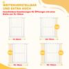Dog Safety Gate, 76-104 Cm Barrier Gate Without Drilling, Stair Gate