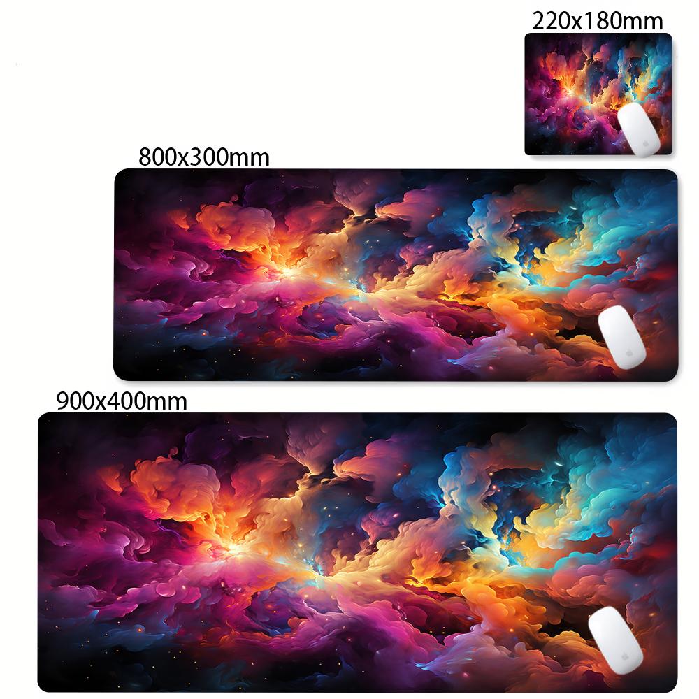 Galaxy Planet Desk Mat Keyboard Mats Deskpad Large Universe Space Gaming Mousepad x Extended Mouse Pad Xxl Speed Deskmat