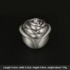 Rose Ring Box Home Ornaments Decoration Jewelry Box Metal Anti-Fall Marriage Proposal Retro Ring Box