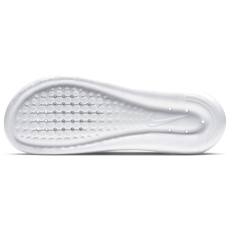 Nike Victori One Slide Polka Swoosh - Weiße Herren-Sneaker Schwarz CZ5478-100