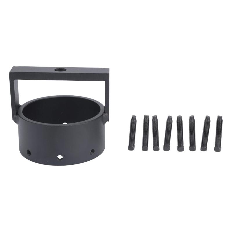 3.7inch Vehicle CV Axles Shaft Removal Tool Head with Adjustable Screw Engagement, Steel Collar and Threaded Connection for Matching Pulling Equipment