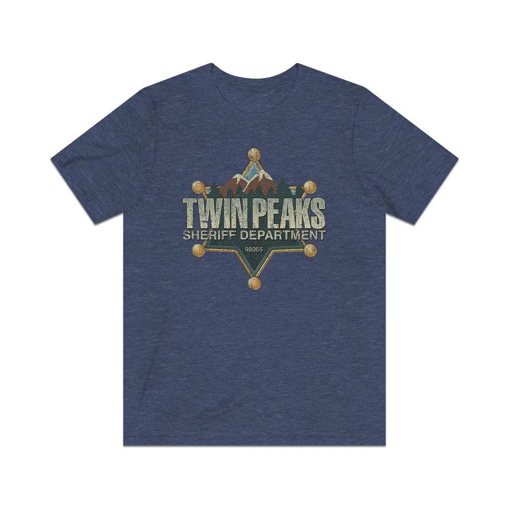 Twin Peaks Sheriff s Department 1989 Vintage Men s T shirt 3XL