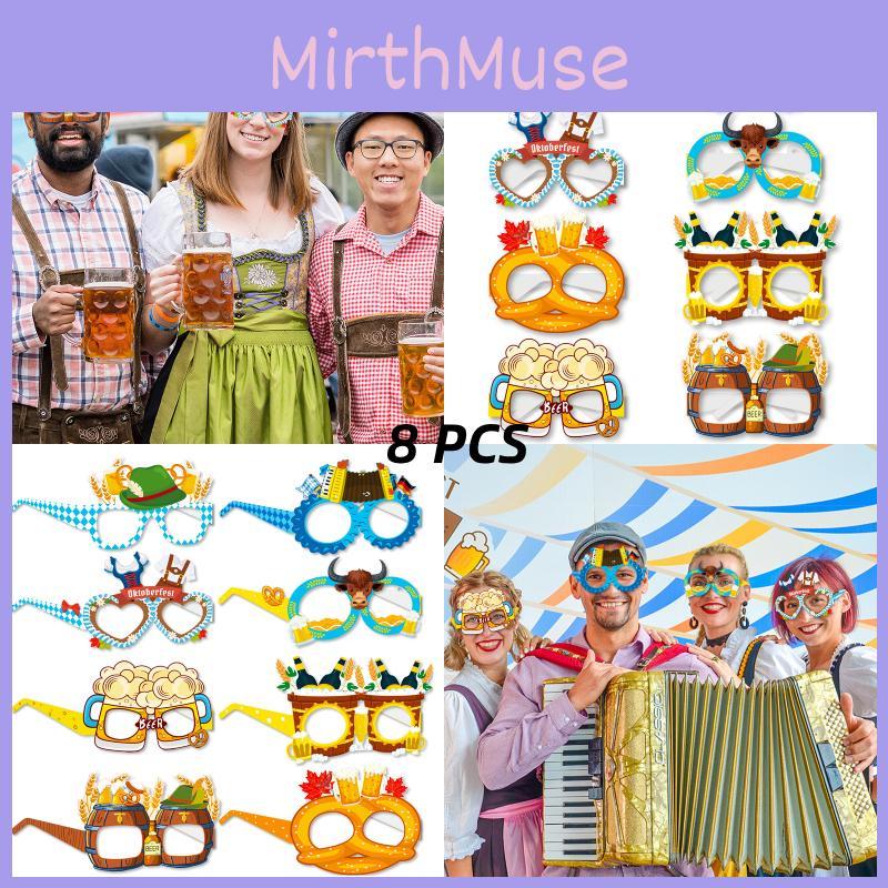 Munich Beer Festival Party Decoration Paper Glasses Funny Props For Beer Festival Party Photos Code Beer Festival Glasses)