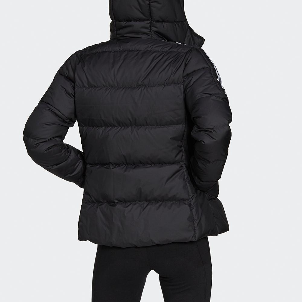 Adidas Essential Mid Down Hoodie - International Edition Women Outerwear Black GT9175