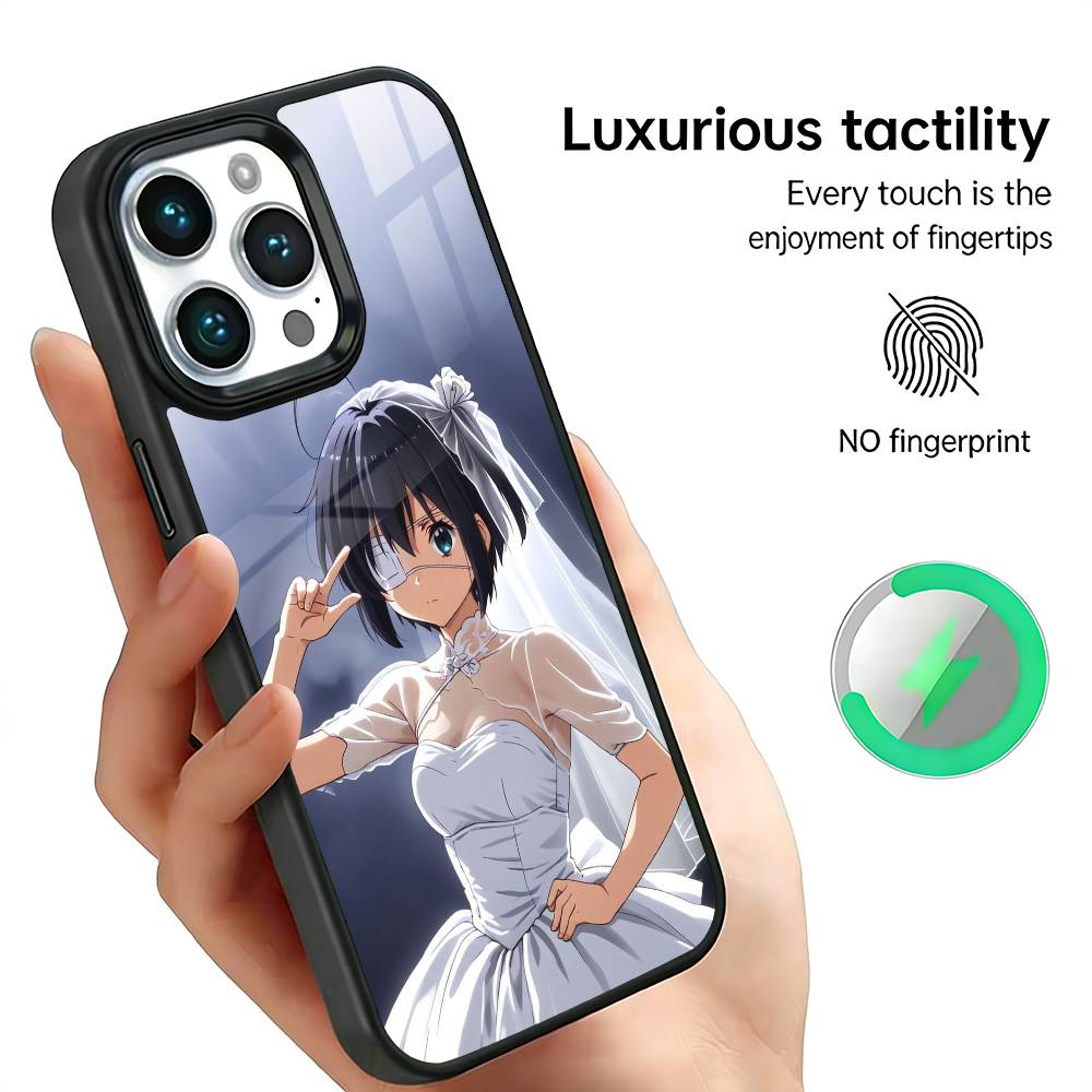 Cute R-Rikka T-TAKANASHI Phone Case For iPhone17,16,15,14,13,12,11 Plus,Pro Max For Magsafe Wireless Charging
