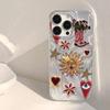 Heart-Shaped Stars Crab Fish Floral Patterns Phone Case For iPhone 16 Pro Max 15 14 13 12 11 XS X XR 16E 7 8 Plus SE 2020 Cover