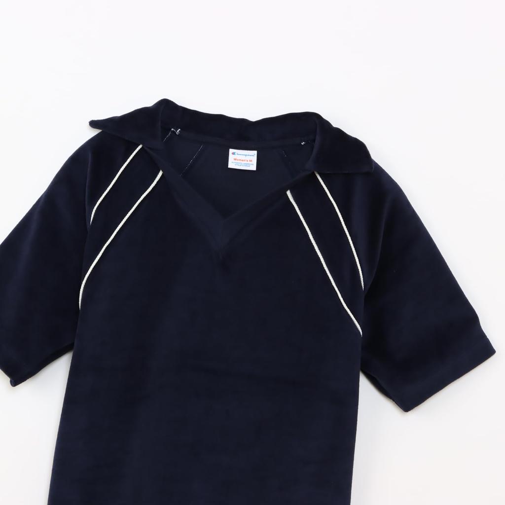 Champion Relax Fit Skipper Dark Short Sleeve Women's Shirt, Navy, CW-B306,