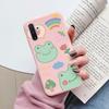 For Samsung Galaxy Note 10 Note10 Plus Cover Cute Cartoons Heart Cat Soft TPU Shockproof Phone Case For Samsung Note 10 Fundas