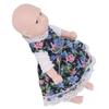 Baby Doll Soft Silicone Rebirth Newborn Simulation Best Girl Gift for Over 3 Years Old 6in