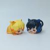 6 Q-Version Schlafposition Bauchlage Geistertöter-Klinge Figuren Kamado Tanjirou Kamado Nezuko Kanroji Mitsuri Puppen Ornamente