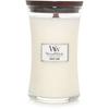 Woodwick 610g Teak Hvit