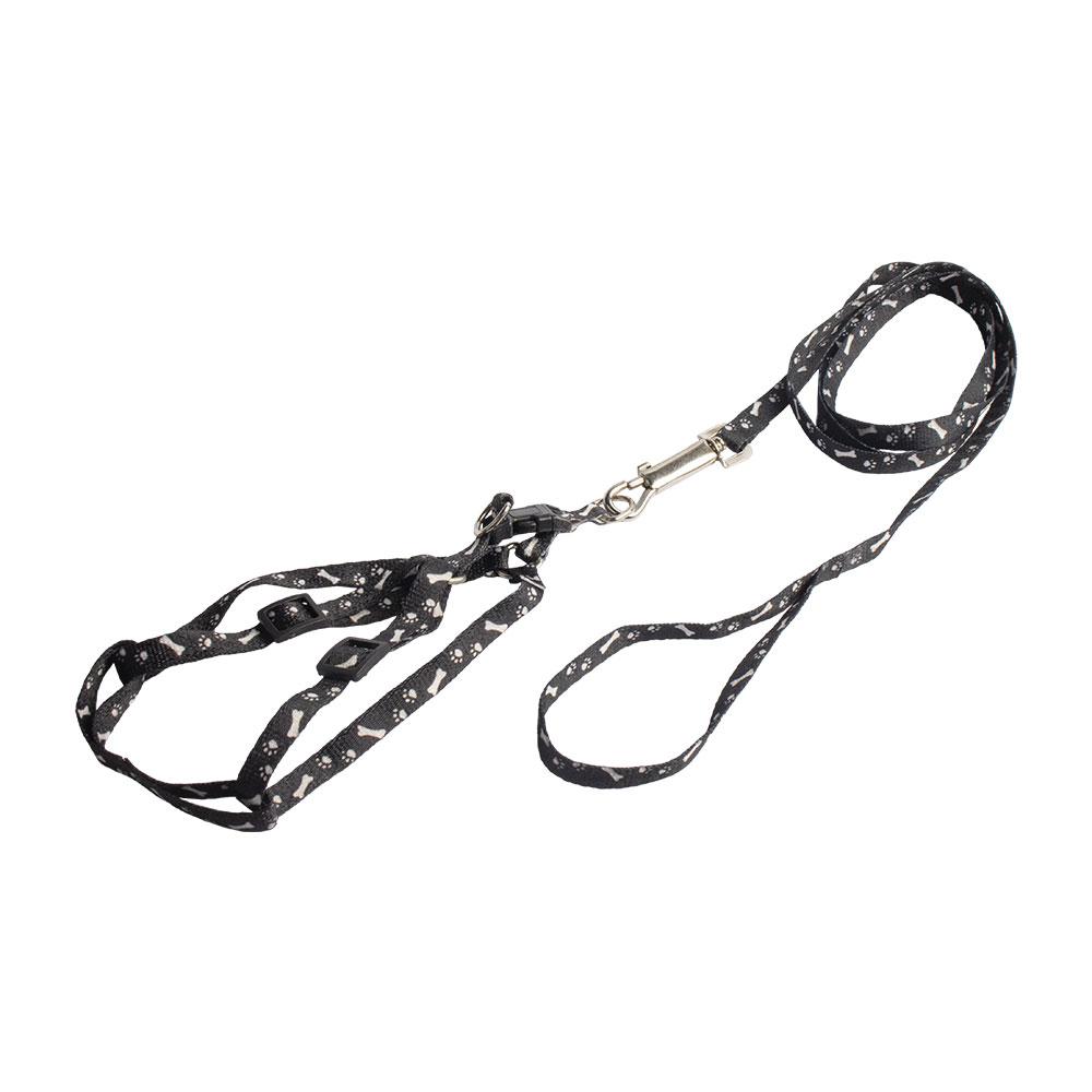 

Поводок для собаки Маленький питомец Кошка Щенок Котенок Кролик Шлейка для собаки Поводок Ошейник Отправка в тот же день, Дропшиппинг, Опт чёрный