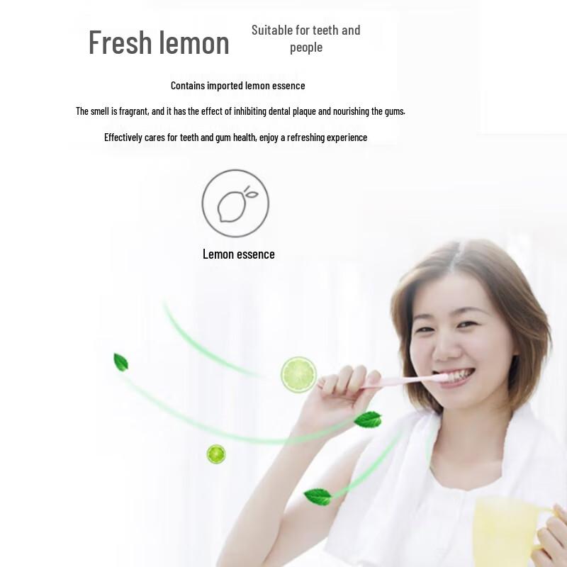 Leng Suan Ling Icy Lemon Cool Dual Anti-Sensitive Toothpaste & Toothbrush Set