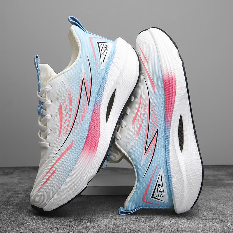 Men'S Sports Shoes Carbon Plate Running Shoes Male Marathon Sneakers Racing Shock-Absorbing Athletics Training Shoes For Women