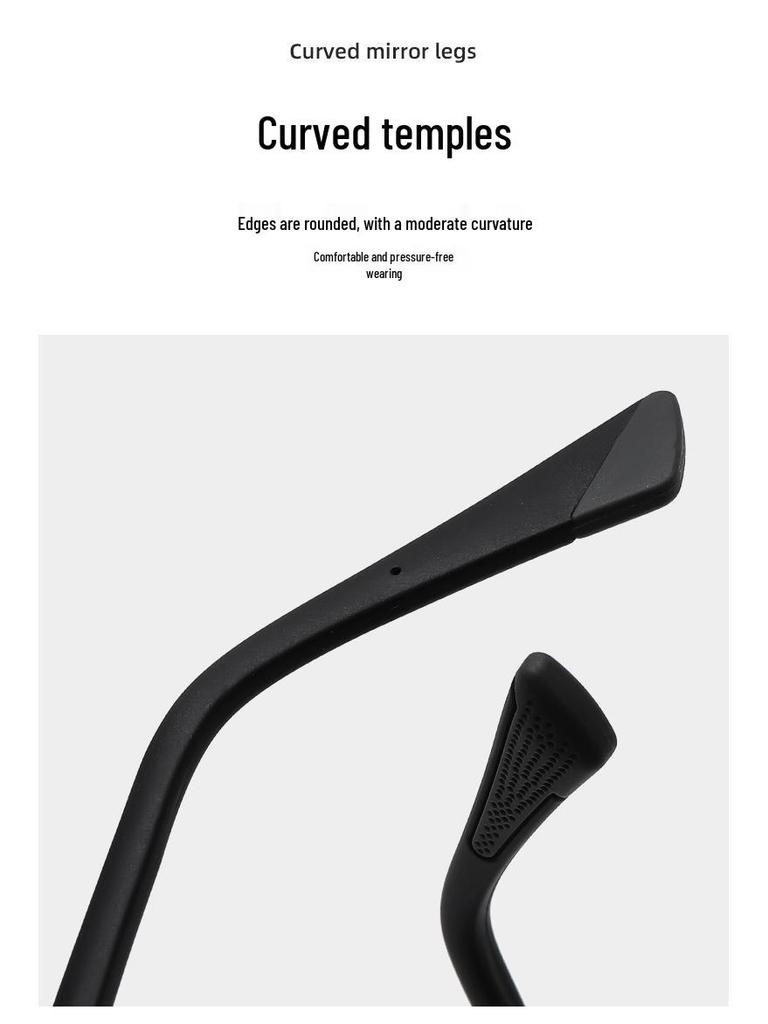 Men's Polarized Square Metal Frame Sunglasses UV Protection