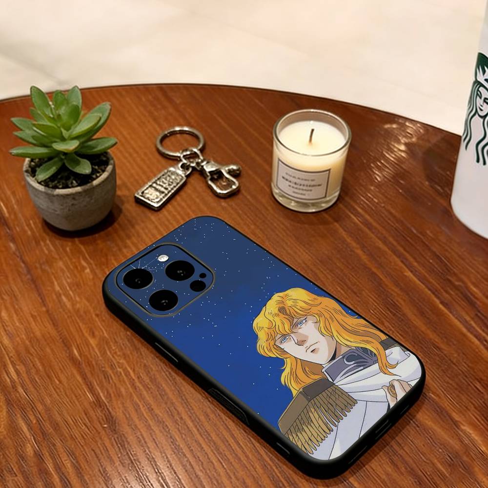 

LoGH Phone Case Soft Silicone black For IPhone 17 16 15 14 13 12 11 X XR Plus Pro Max Plus iPhone13Pro