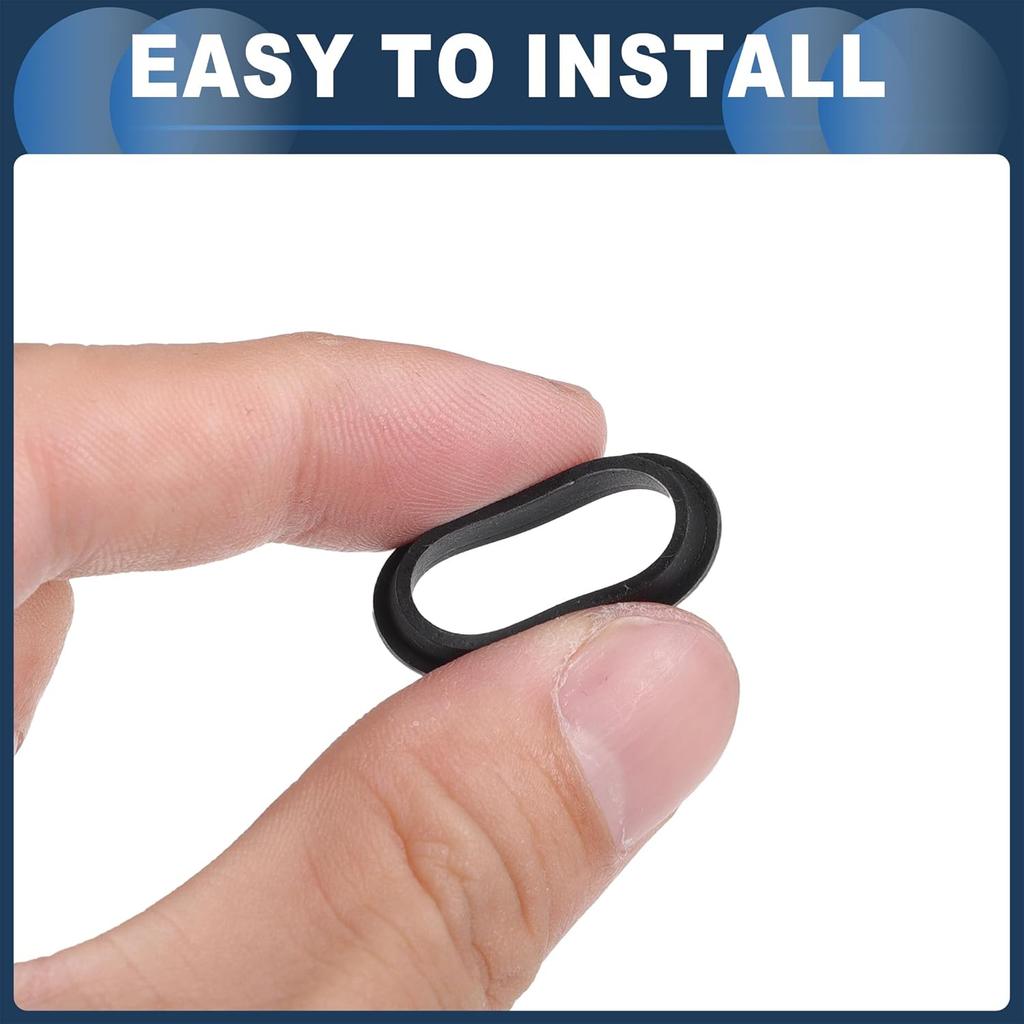 Parking Sensor Seal, Rear Parking Reverse Sensor Ring No.66206923000 for BMW 128i 2008-2013 Black, 1 Pc