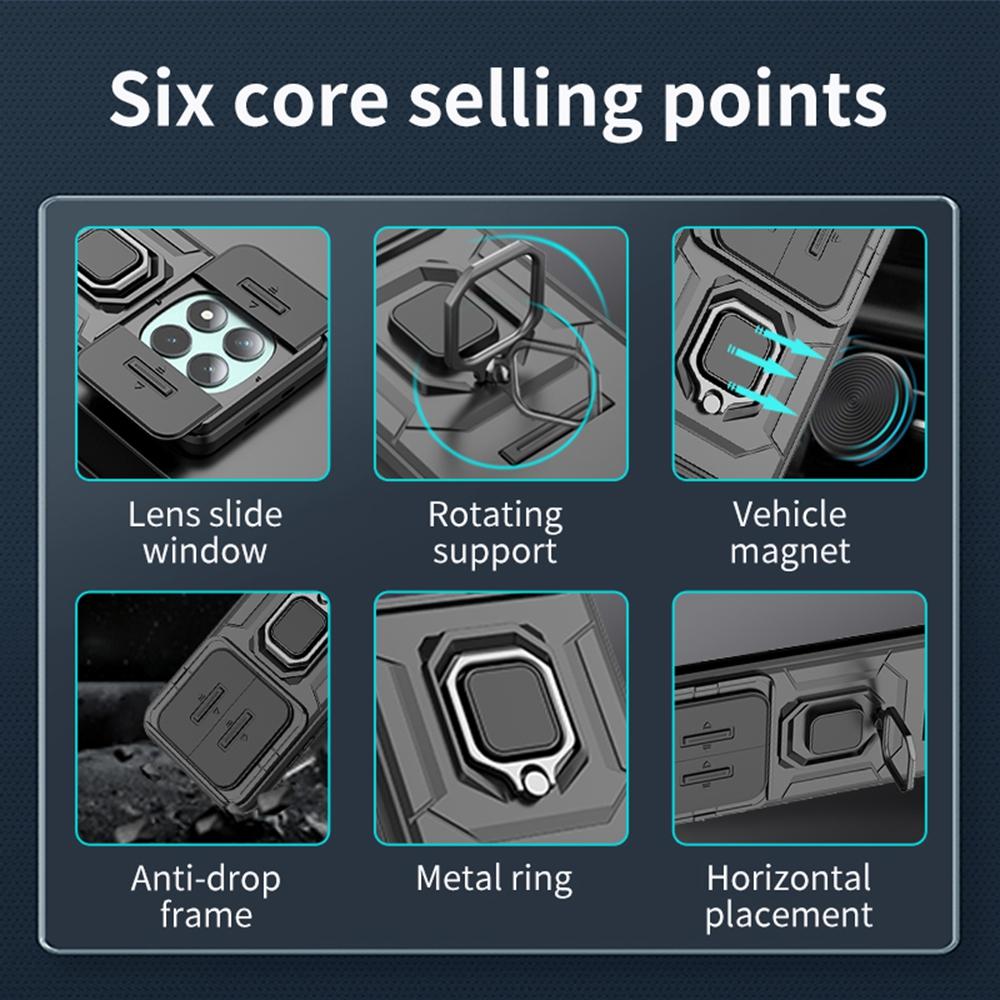 For Xiaomi Redmi Note 15 Pro 5G Case Magnetic Holder Ring Shockproof Armor Case For Redmy Note15Pro 5G Camera Lens Protect Cover