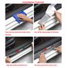 4pcs Carbon Fiber Car Sticker Auto Door Threshold Waterproof for Suzuki Swift Jimny Grand Vitara SX4 Samurai Spacia Liana Car
