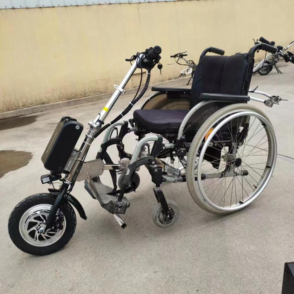 Sporty Foldable Electric Wheelchair with Lithium Battery for Outdoor Use